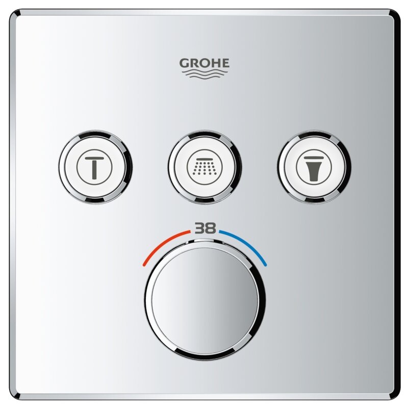 Bateria prysznicowa podtynkowa GROHE Grohtherm SmartControl 29126000 Chrom
