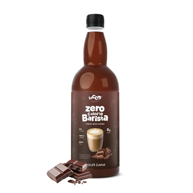 Syrop do kawy LOCCO Zero Calorie Barista Czekoladowy 1000 ml