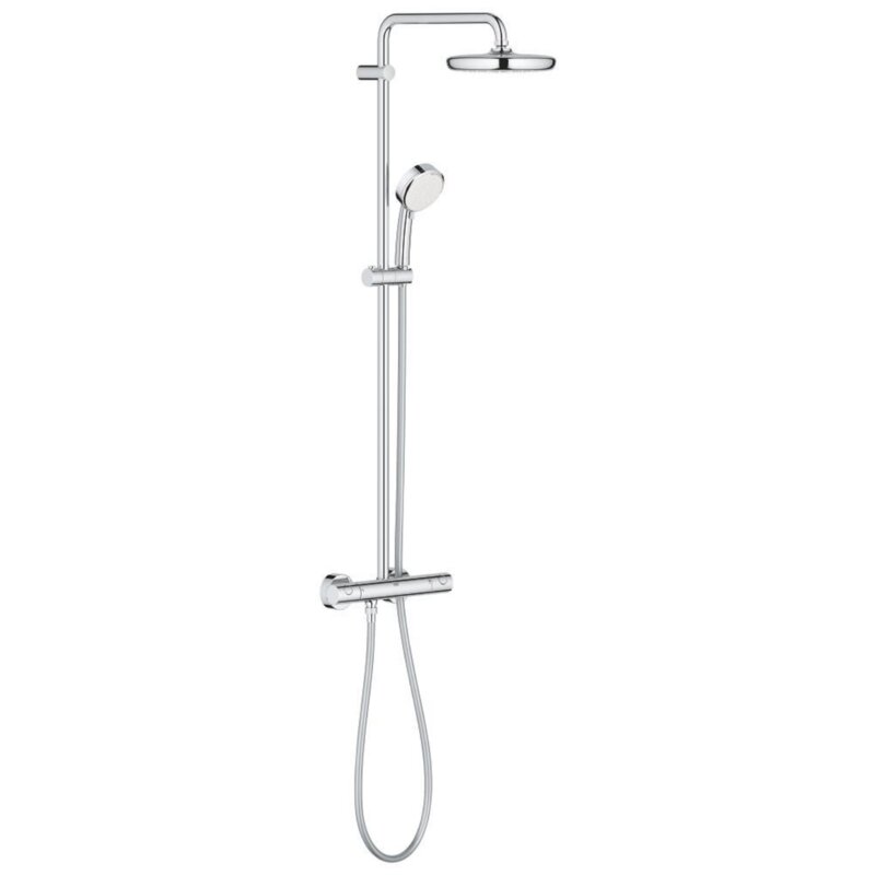 Zestaw prysznicowy natynkowy GROHE Tempesta Cosmopolitan System 210 27922001 z deszczownicą Chrom