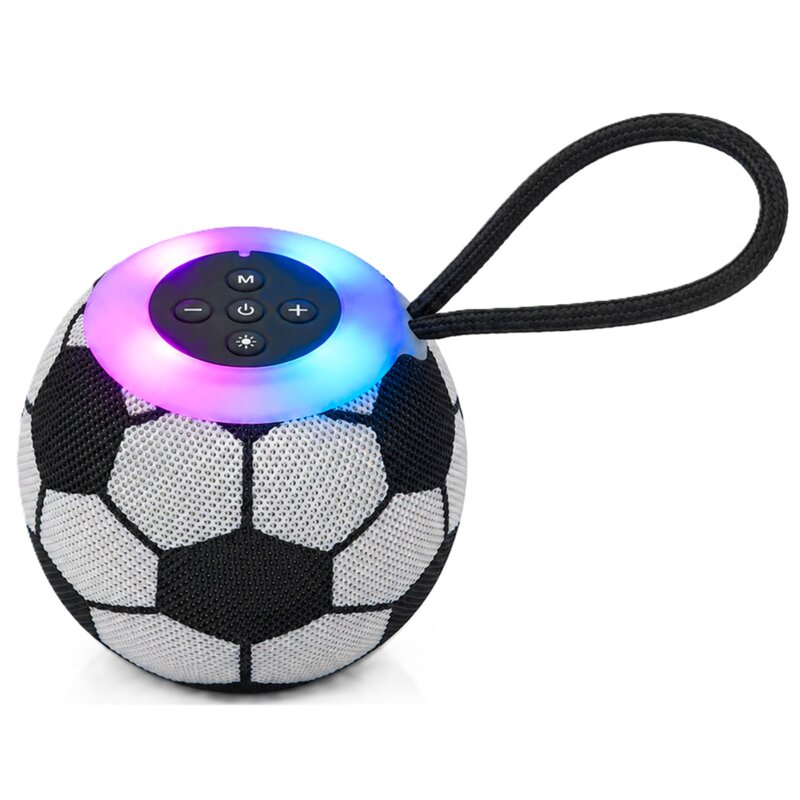 Głośnik mobilny MUSICMATE SB30-B FootballBeat Czarno-biały