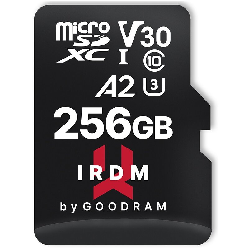 GOODRAM Karta pamięci microSD 256GB Rival UHS-I V30 U3 C10 A2 170/120MBs