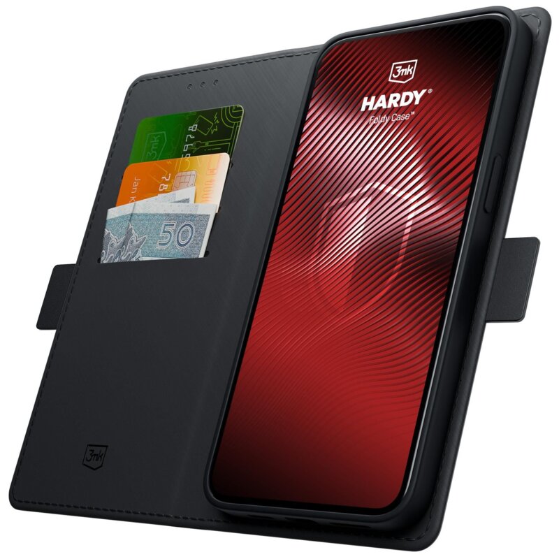 Etui 3MK Hardy Foldy Case do Samsung Galaxy S25 FE Czarny