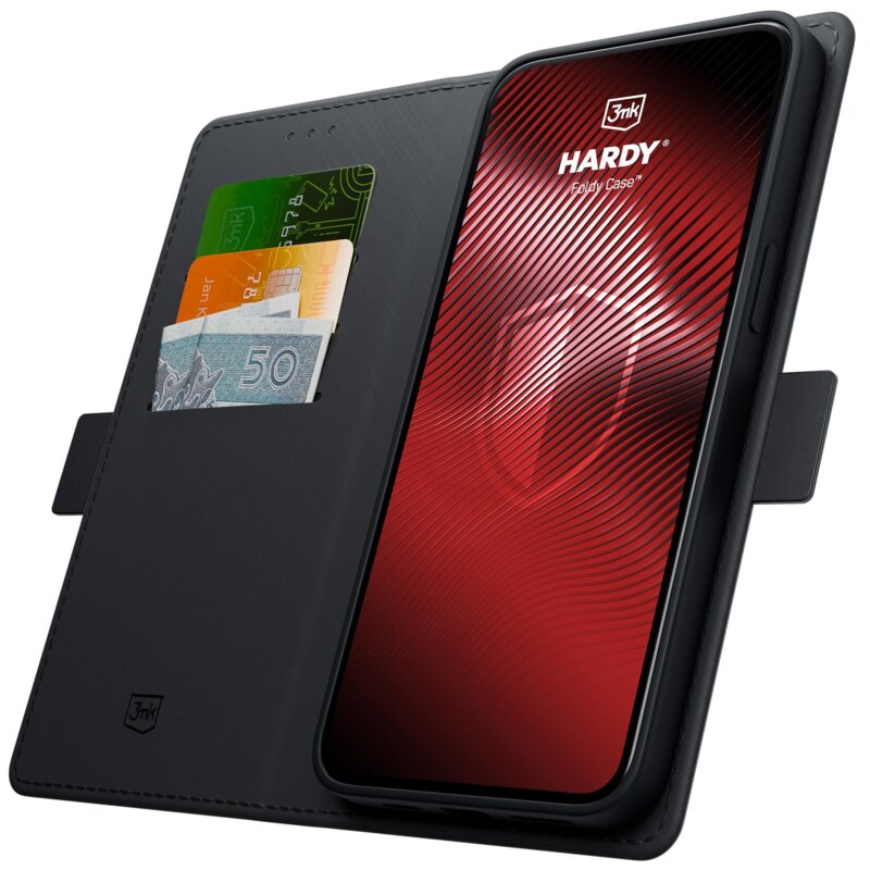 Etui 3MK Hardy Foldy Case do Samsung Galaxy S25 Ultra Czarny