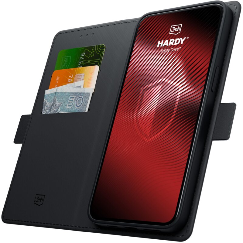 Etui 3MK Hardy Foldy Case do Xiaomi 15T Pro 5G Czarny