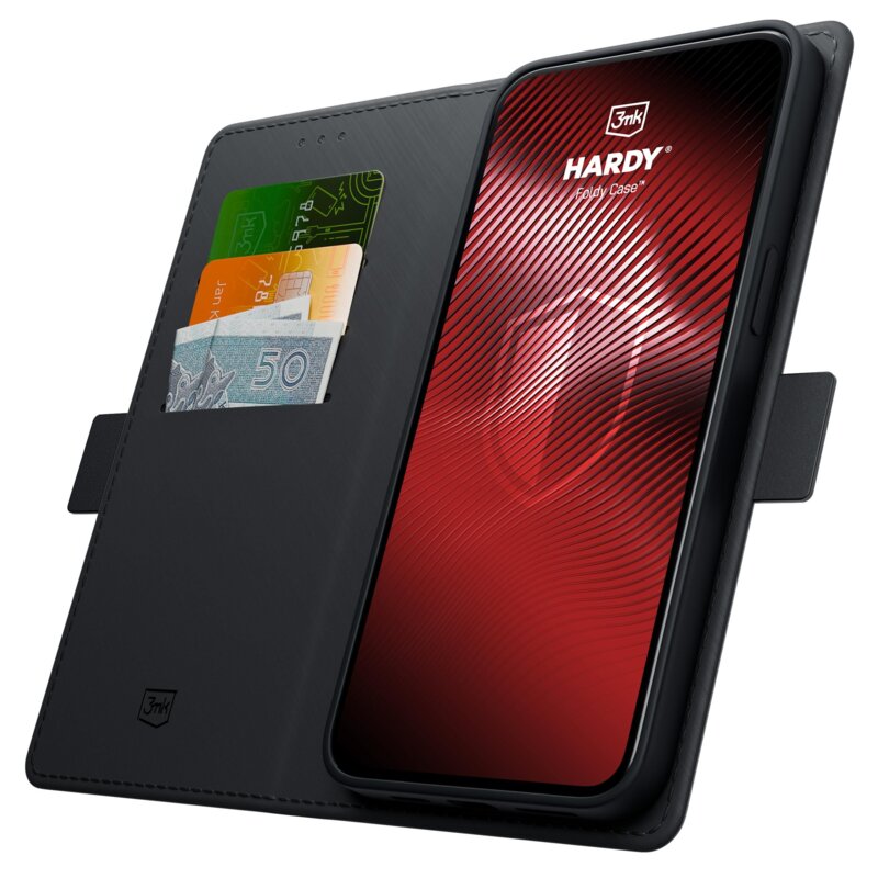 Etui 3MK Hardy Foldy Case do Xiaomi 14T Pro Czarny