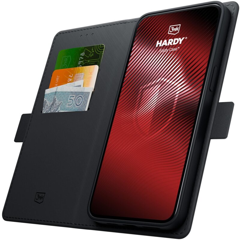 Etui 3MK Hardy Foldy Case do Xiaomi Redmi Note 12 5G Czarny