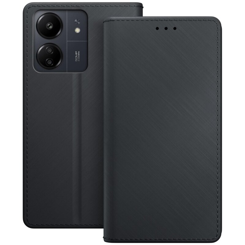 Etui 3MK Hardy Foldy Case do Xiaomi Redmi 13C/Poco C65 Czarny