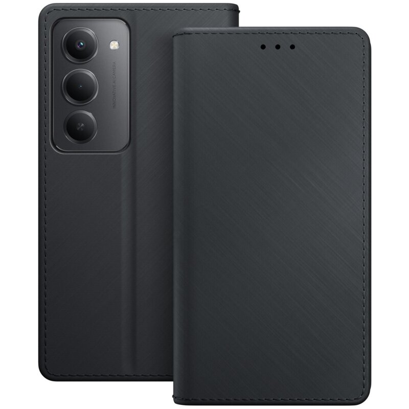 Etui 3MK Hardy Foldy Case do Xiaomi Redmi 15 4G/15 5G Czarny