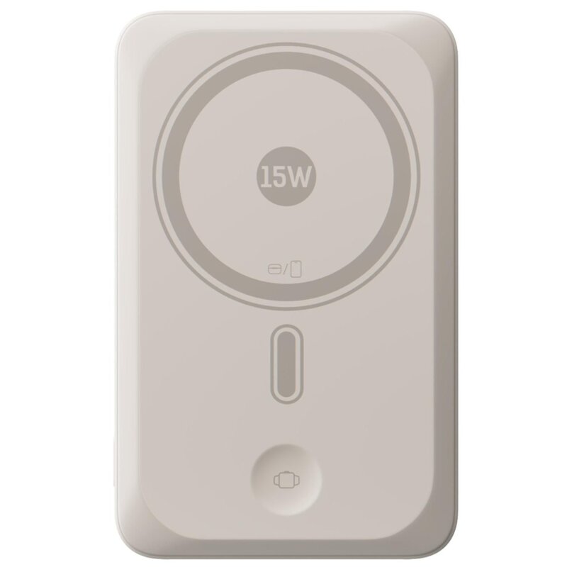 3mk SafeCell MagSafe 10000mAh 22,5W Beżowy