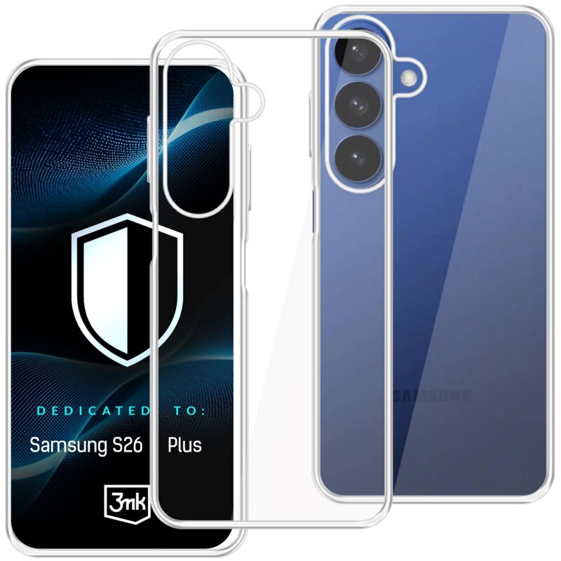 Etui 3MK Hardy Vision Case do Samsung Galaxy S26+ Przezroczysty