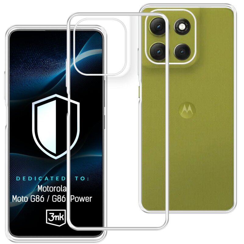 Etui 3MK Hardy Vision Case do Motorola Moto G86 Przezroczysty