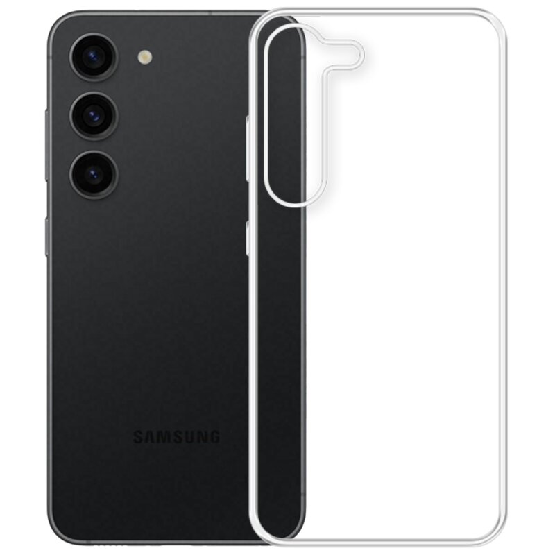 Etui 3MK Hardy Vision Case do Samsung Galaxy S23 5G Przezroczysty
