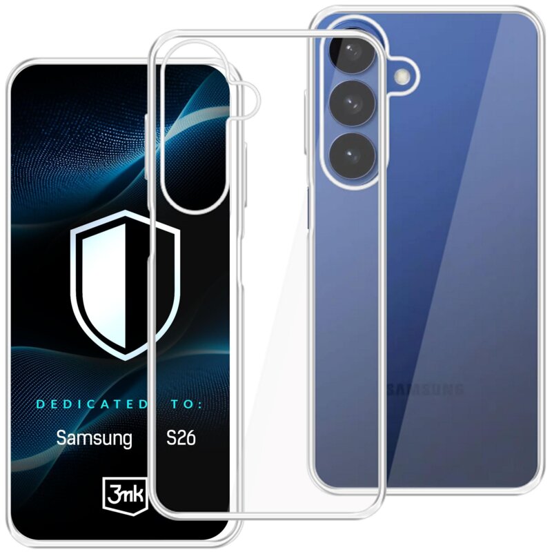 Etui 3MK Hardy Vision Case do Samsung Galaxy S26 Przezroczysty