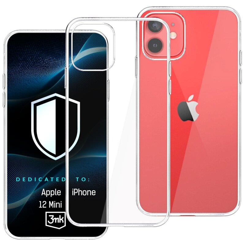 Etui 3MK Hardy Vision Case do Apple iPhone 12 Mini Przezroczysty