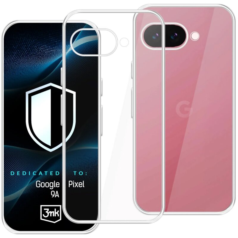 Etui 3MK Hardy Vision Case do Google Pixel 9A Przezroczysty