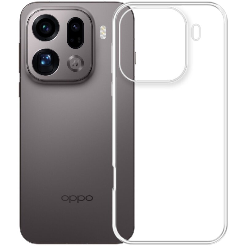 Etui 3MK Hardy Vision Case do Oppo Find X9 Pro Przezroczysty