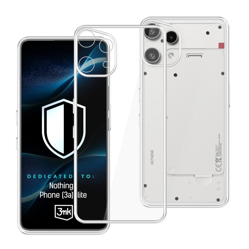Etui 3MK Hardy Vision Case do Nothing Phone (3a) Lite Przezroczysty