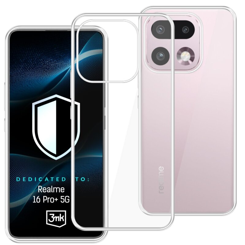 Etui 3MK Hardy Vision Case do Realme 16 Pro+ 5G Przezroczysty