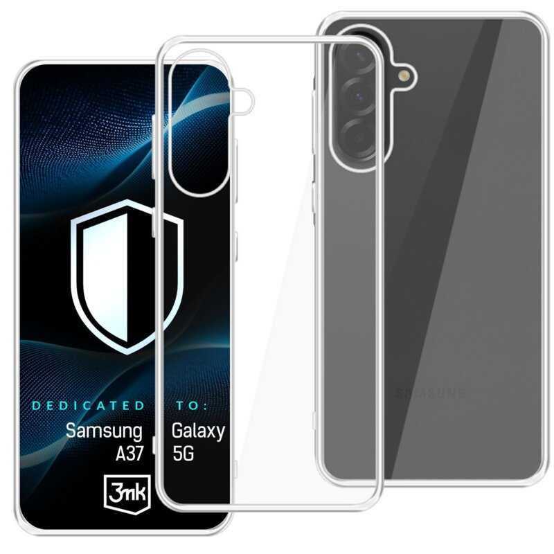 Etui 3MK Hardy Vision Case do Samsung Galaxy A37 Przezroczysty