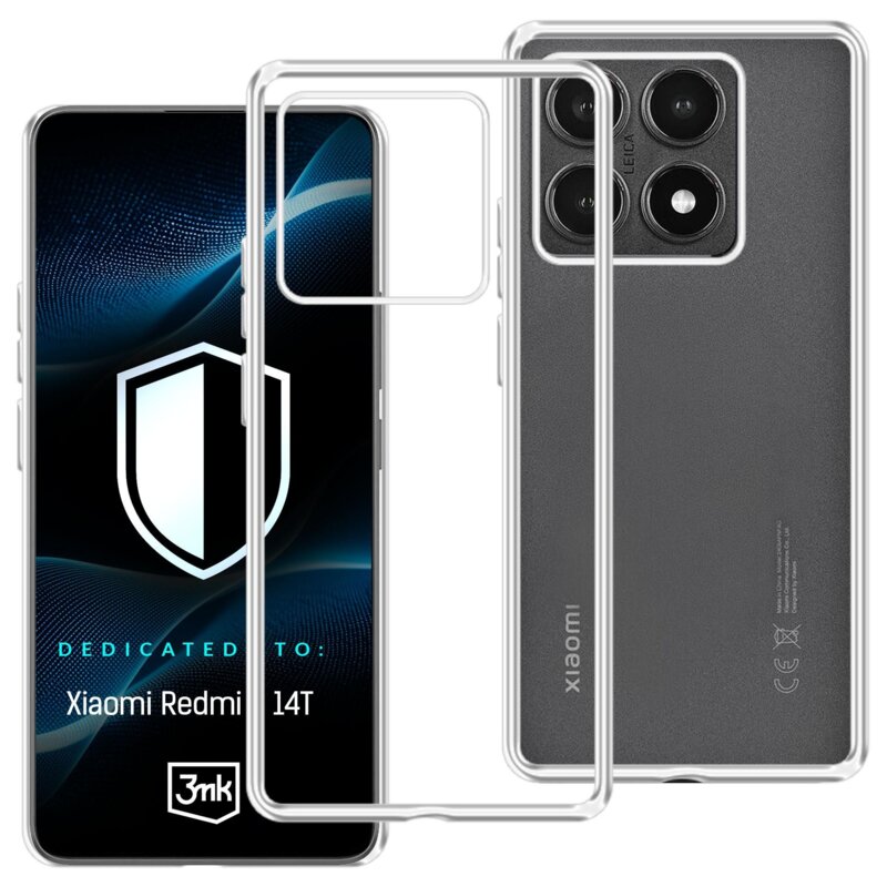 Etui 3MK Hardy Vision Case do Xiaomi 14T Przezroczysty