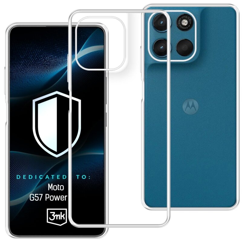Etui 3MK Hardy Vision Case do Motorola Moto G57 Power Przezroczysty