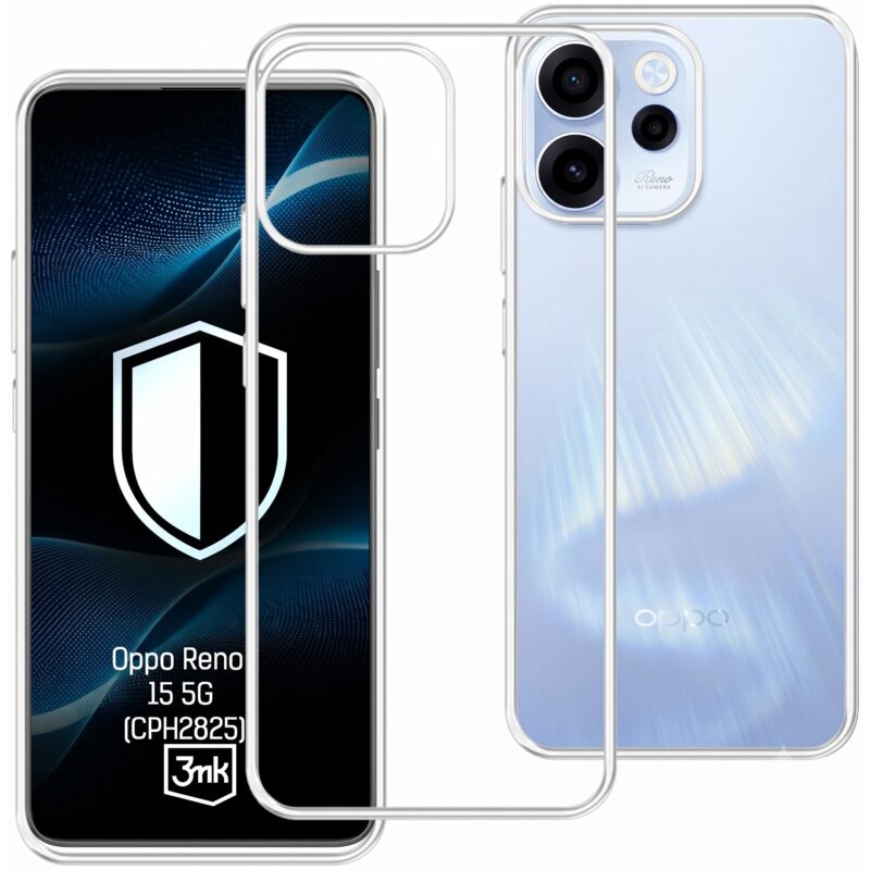 Etui 3MK Hardy Vision Case do Oppo Reno 15 5G (CPH2825) Przezroczysty