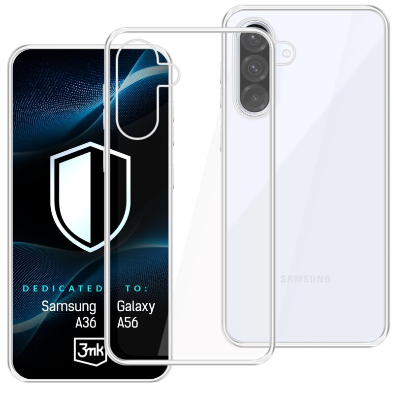 Etui 3MK Hardy Vision Case do Samsung Galaxy A36/A56 Przezroczysty