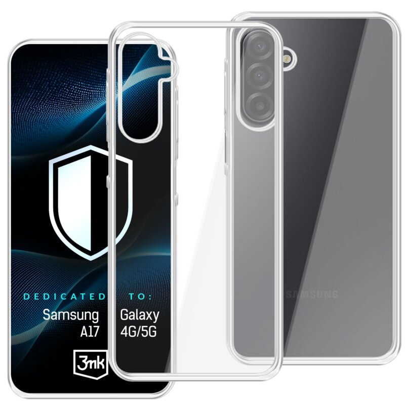 Etui 3MK Hardy Vision Case do Samsung Galaxy A17 4G/ 5G Przezroczysty