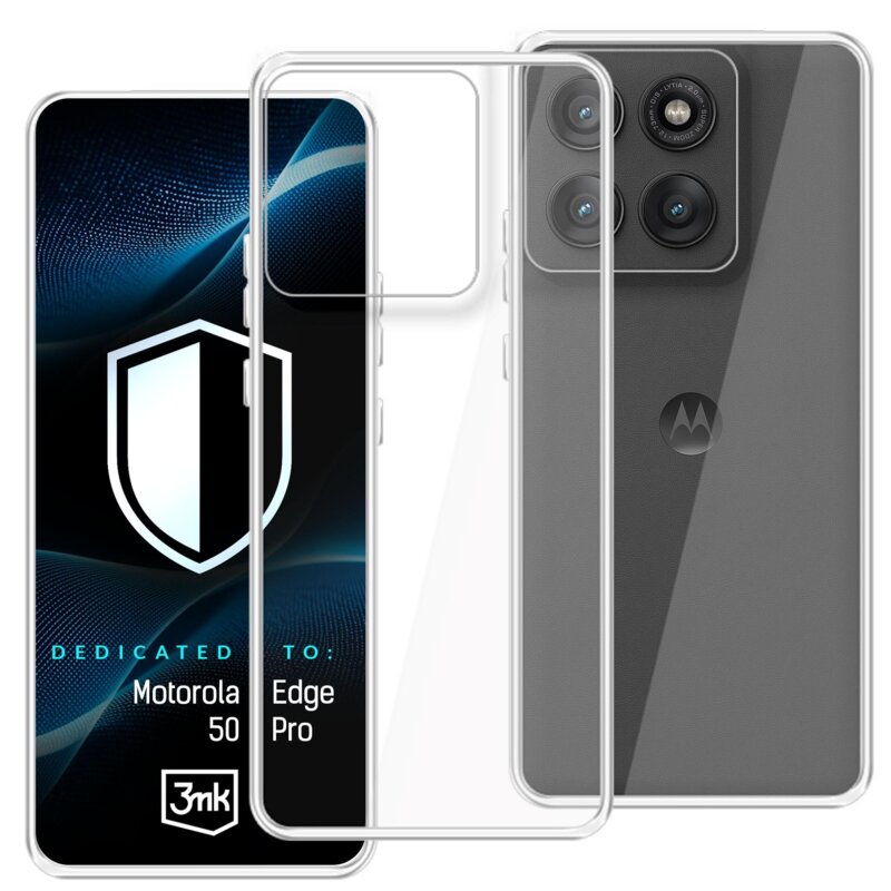 Etui 3MK Hardy Vision Case do Motorola Edge 50 Pro Przezroczysty