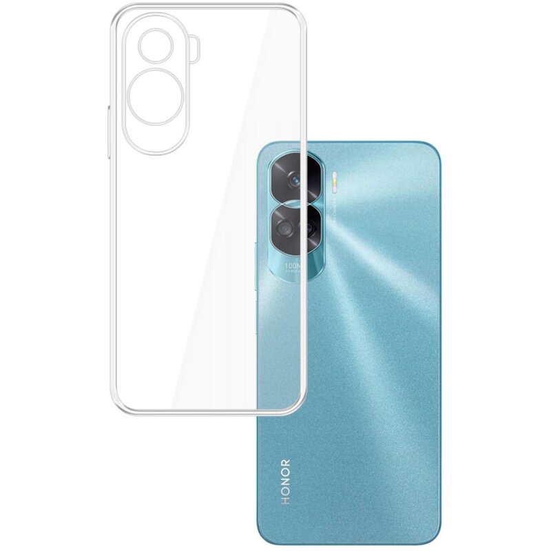 Etui 3MK Hardy Vision Case do Honor 90 Lite Przezroczysty