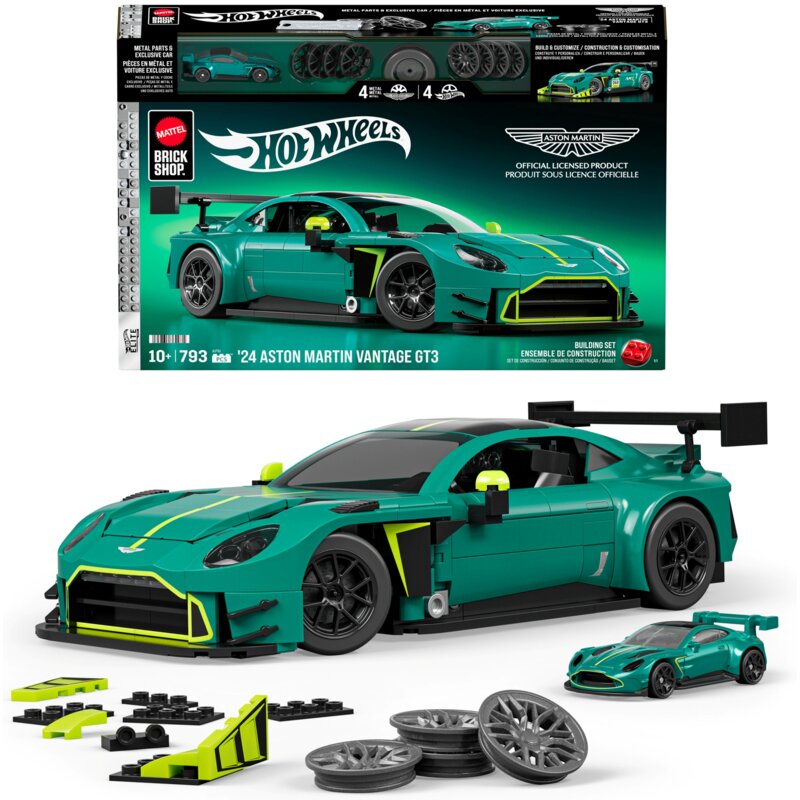 Klocki plastikowe BRICK SHOP Hot Wheels Series ’24 Aston Martin Vantage GT3 JLF51