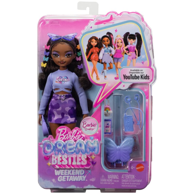Lalka Barbie Dream Besties Brooklyn Weekendowy wyjazd JMV17