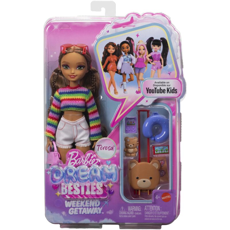 Lalka Barbie Dream Besties Teresa Weekendowy Wyjazd JMV18