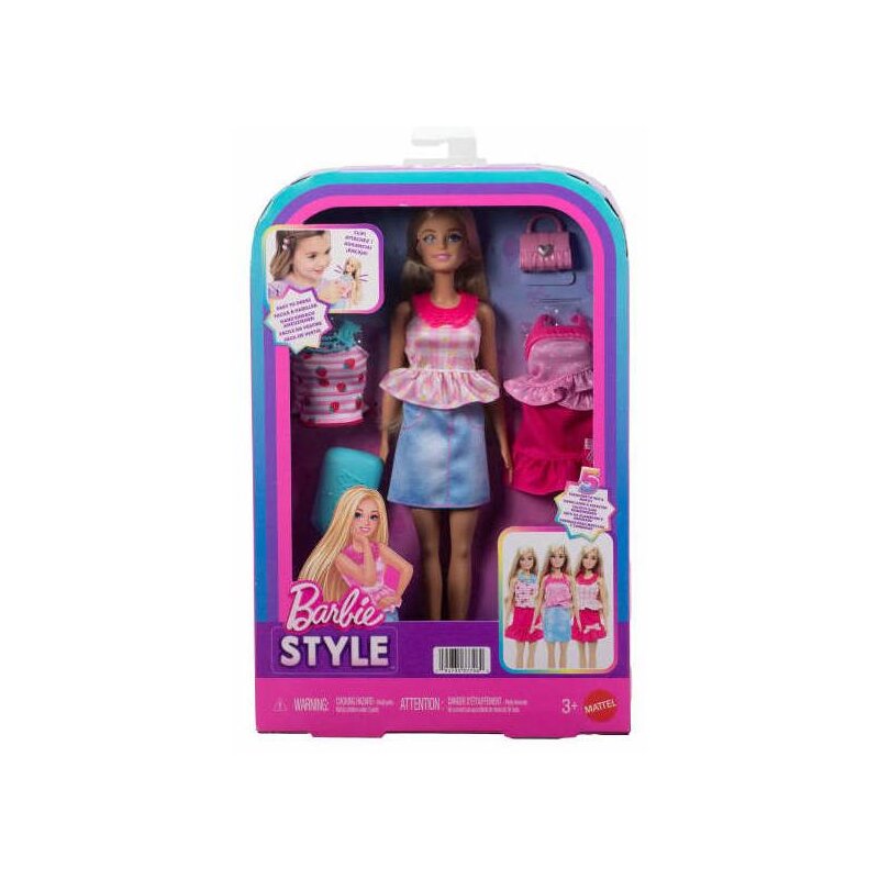 Lalka BARBIE Style Easy-to-Dress Łatwe Ubieranie JMH18