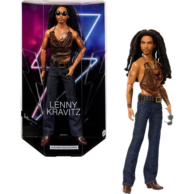 Lalka Barbie Signature Kenbassadors Lenny Kravitz JBJ43