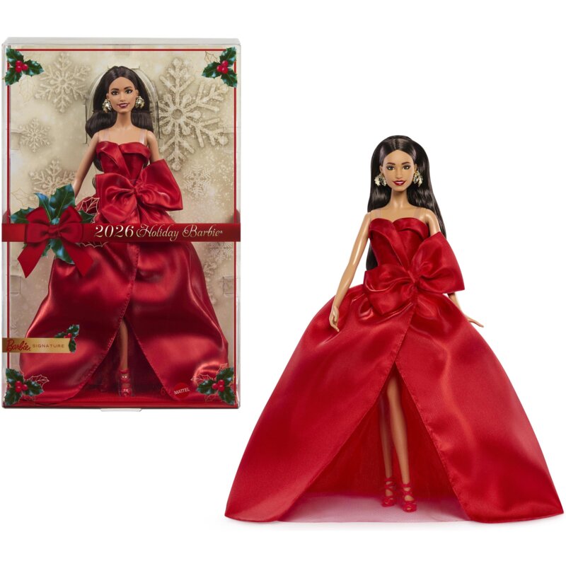 Lalka Barbie Signature Świąteczna JJX67