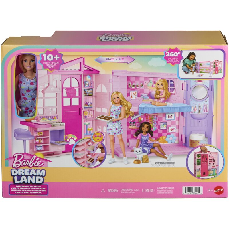 Domek Barbie Dream Land Weekendowy domek dla lalek JMD28