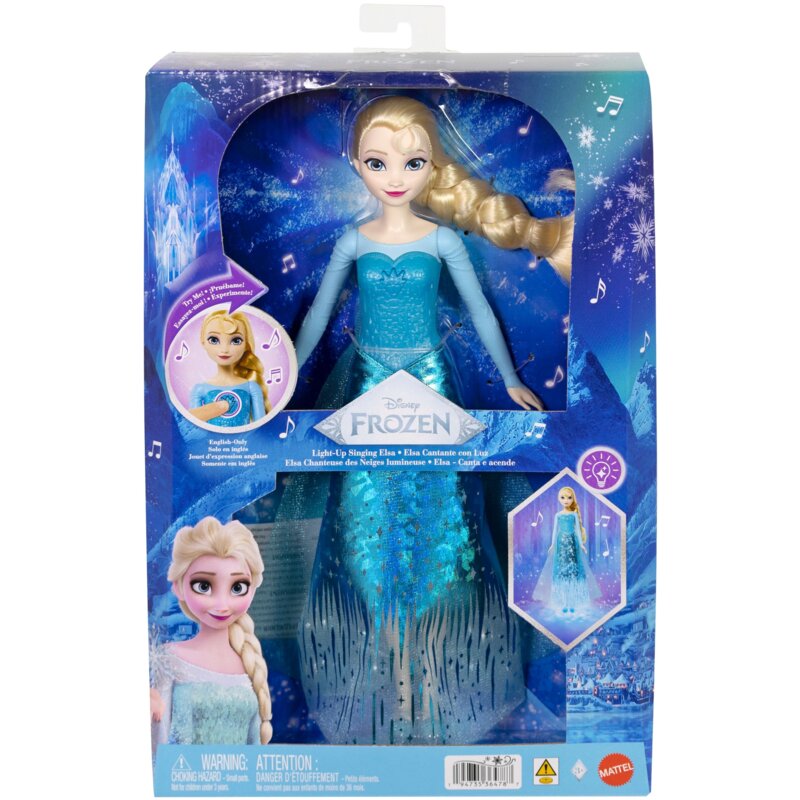 Lalka DISNEY FROZEN Kraina Lodu Śpiewająca Elsa Magiczne światełka JNB97