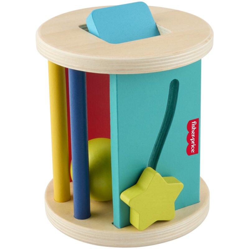 Zabawka edukacyjna FISHER-PRICE Drewniany roler do raczkowania JKH17