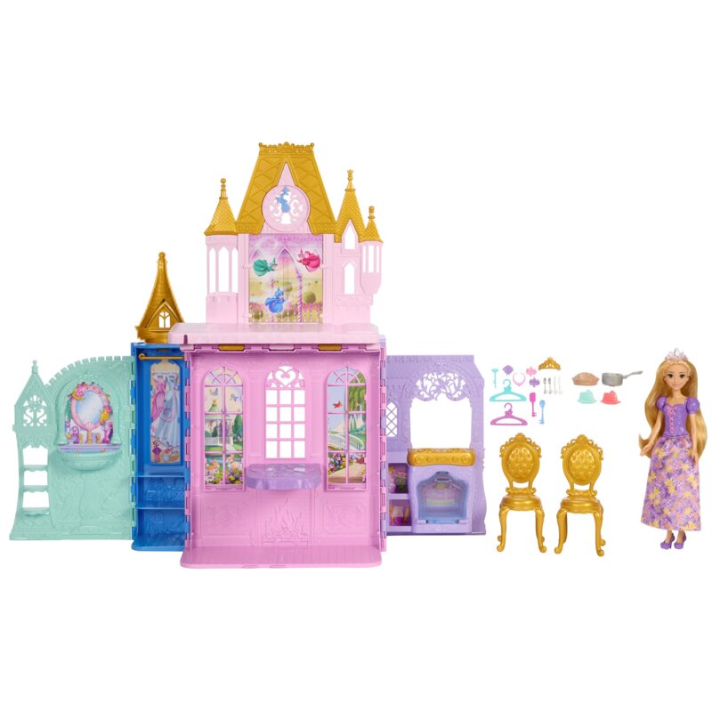 Lalka DISNEY PRINCESS Przenośny Pałac Kopciuszka Zestaw JLK27