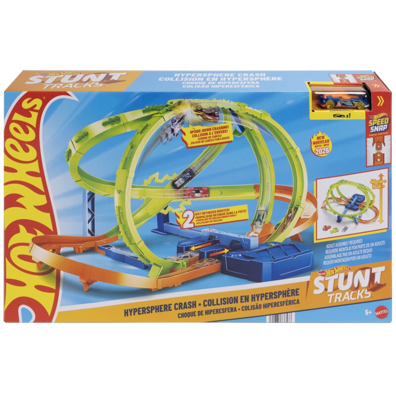 Tor Hot Wheels Stunt Tracks Hipersfera kraks JMG48