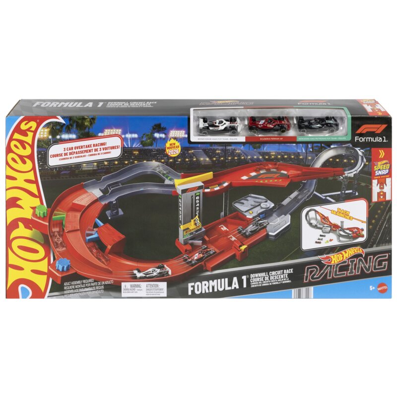 Tor Hot Wheels Racing Formuła 1 Mega Ósemka JMC90