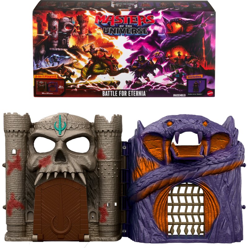 Figurka MATTEL Masters Of The Universe Bitwa o Eternię Zamek 2w1 JKN95