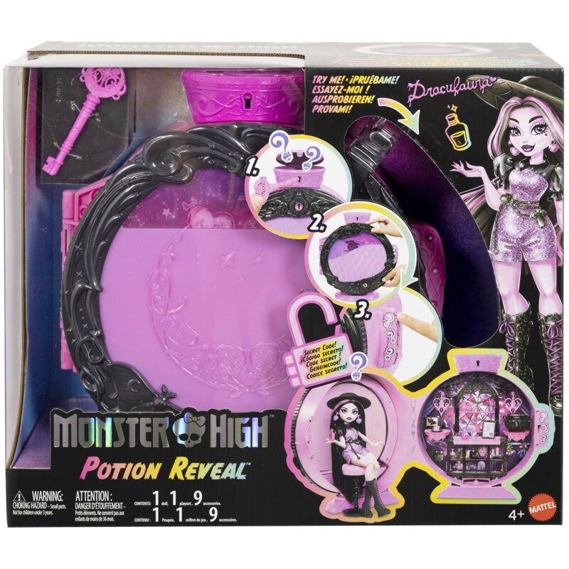 Lalka MATTEL Monster High Pokój Eliksirów JKD76