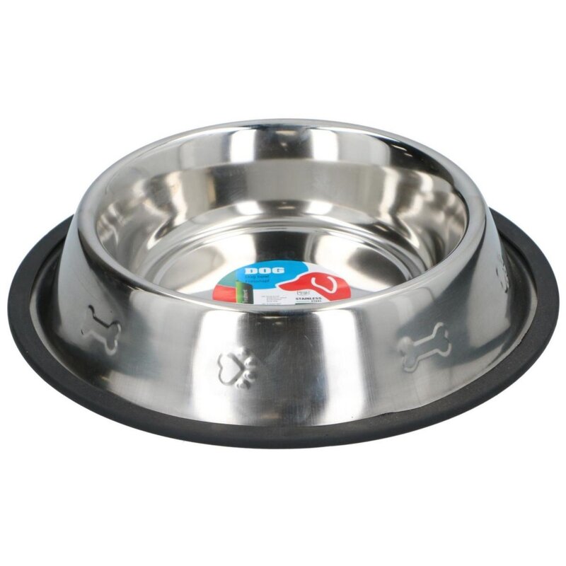 Miska dla psa i kota DOGS COLLECTION 24 cm Stalowy