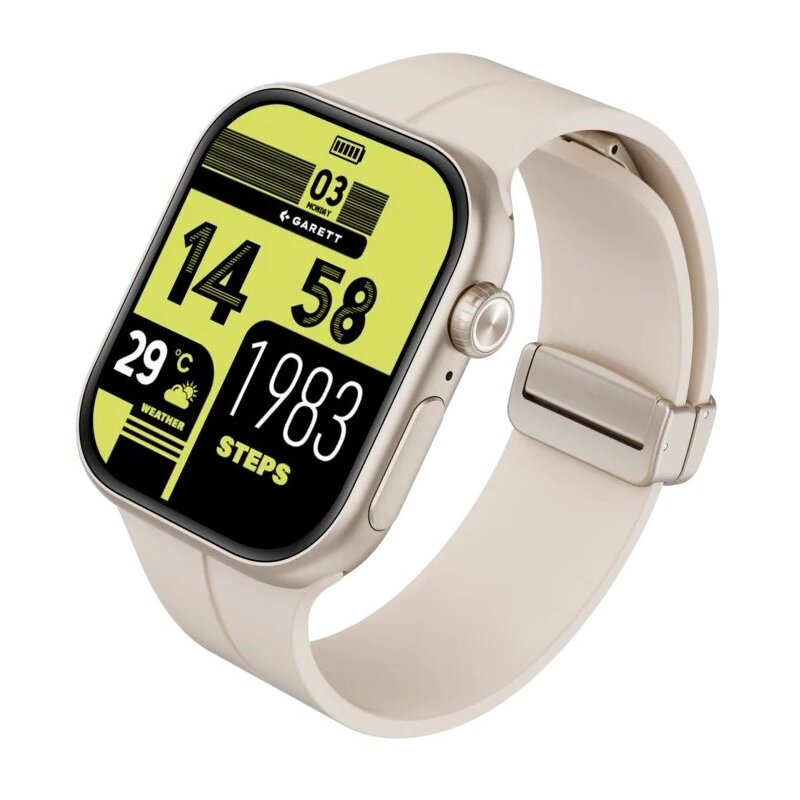 Smartwatch GARETT Next AI 4G Srebrny