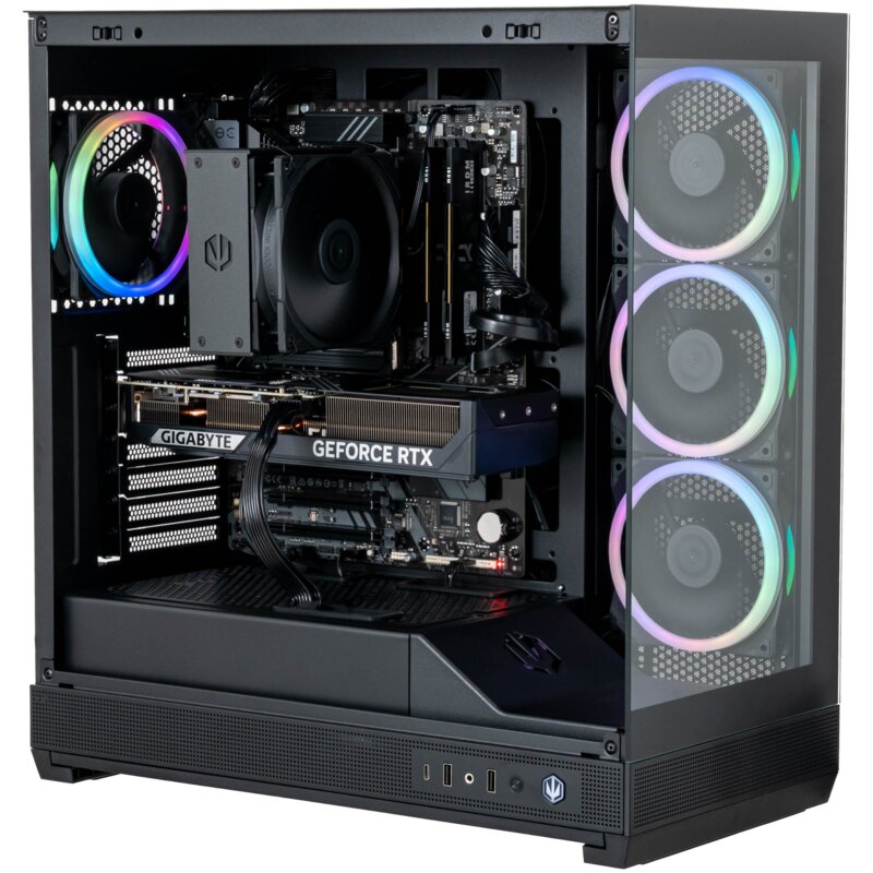 Komputer MAD DOG ENDORFY-CORONA-A01WR32WP R5-7500F 32GB RAM 1TB SSD GeForce RTX5070 DLSS 4.5 Wi-Fi Windows 11 Professional