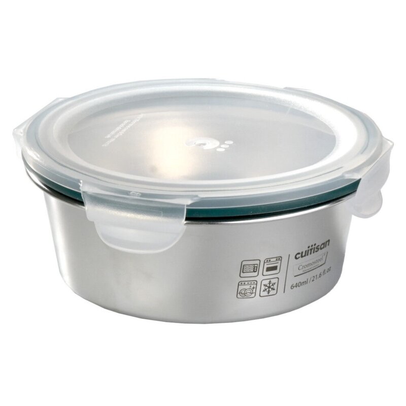 Pojemnik stalowy CUITISAN Simple EC7PR05 0.64 L Srebrny