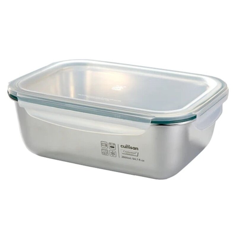 Pojemnik stalowy CUITISAN Simple EC7PS10 2.8 L Srebrny