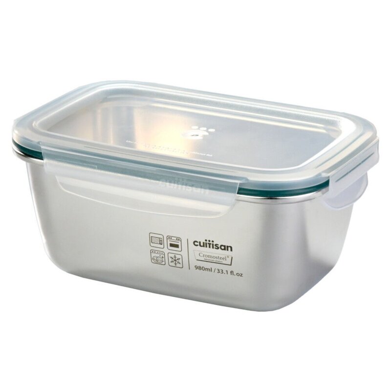 Pojemnik stalowy CUITISAN Simple EC7PS06 0.98 L Srebrny